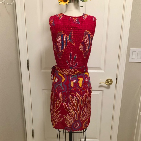 NWOT - Tropical Print Sarong & Elasticized Top - Picture 5 of 16